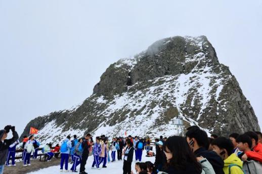 At heaven lake, Mount Baekdu