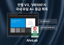 안랩 V3, VB100서 국내 유일 A+…글로벌 보안 평가서 탐지력 입증