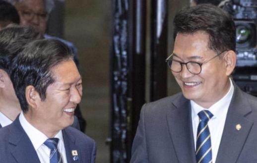 이번엔 적통 논쟁…與 당권 주자 충돌
