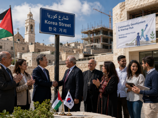 Bethlehem to name road Korea Street  after aid
