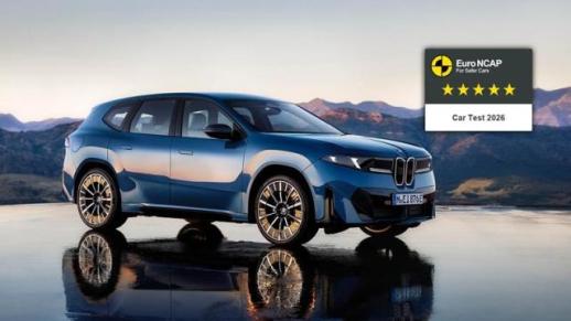 BMW 뉴 iX3, 강화된 유로 NCAP 최고등급…안전성 입증
