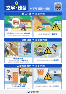 내일 새벽부터 중부지방 집중호우 예보…행안부, 중대본 선제 가동