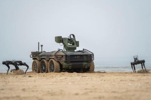 Hyundai Rotem, Hanwha vie for military robot dog project