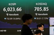 美中 악재 겹치며 코스피 10%대 폭락…양대 시장 서킷브레이커 발동