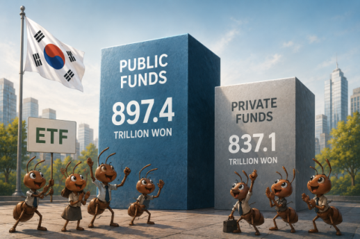 ETF boom pushes public funds to overtake private funds for 1st time