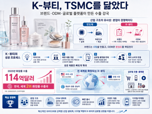 K-뷰티가 TSMC를 닮았다고?…닛케이가 주목한 분업의 힘