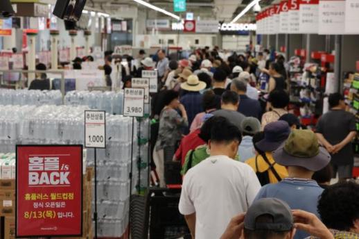 Homeplus重启营业迎来销售回暖 五天销售额增长191%