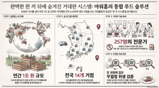 [유통명가 DNA] 하루 100만명 식탁 책임진다…아워홈이 쌓은 42년 한 끼 시스템