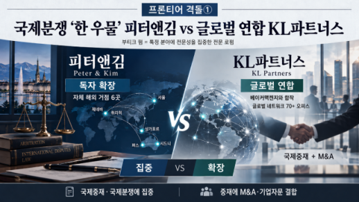 [프론티어 격돌①] 국제분쟁 한 우물 피터앤김 vs 글로벌 연합 KL파트너스