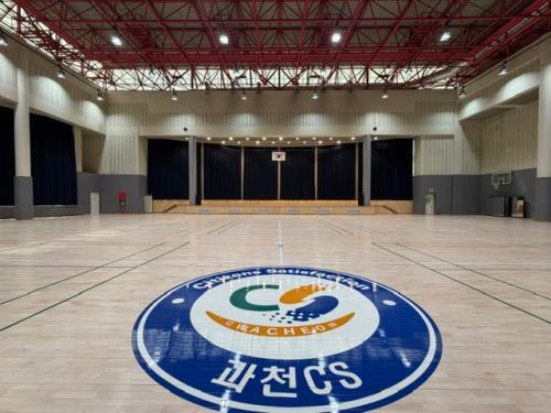 过天城市公司完成过天市民会馆体育馆环境改善工程