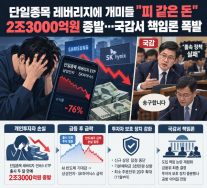 [2026 국감] 단일종목 레버리지에 개미 피 같은 돈 2조3000억 증발…국감 책임론 폭발