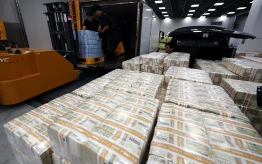 8月流通货币增加39万亿韩元，连续10个月增长