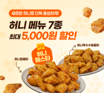 교촌F&B, 허니 윙 라인업 확대 이어 앱 할인…신메뉴 수요 잡는다