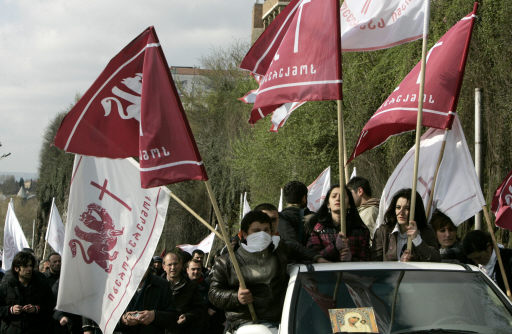 Thousands Protest in Georgia for 3rd Day 