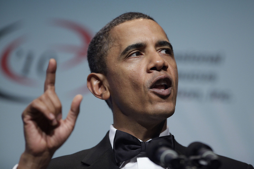 Obama Rallies Black Supporters at Lawmakers Gala