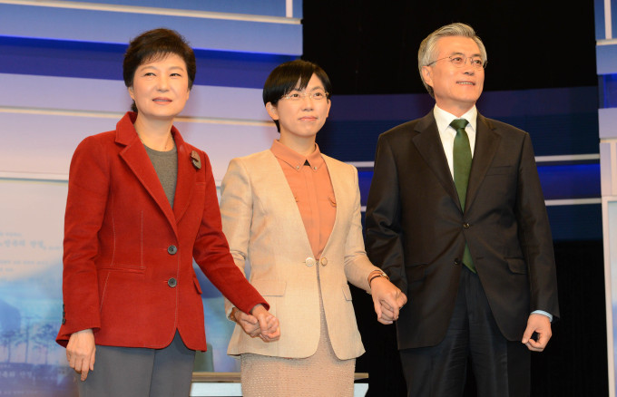 <第18届韩国总统选举>韩总统候选人将于16日舌战最终电视辩论
