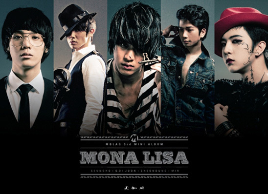 K-pop band MBLAQ released a new single Mona Lisa in Japan