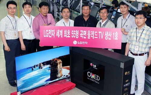 LG电子，世界首创曲面OLED电视明日全国销售