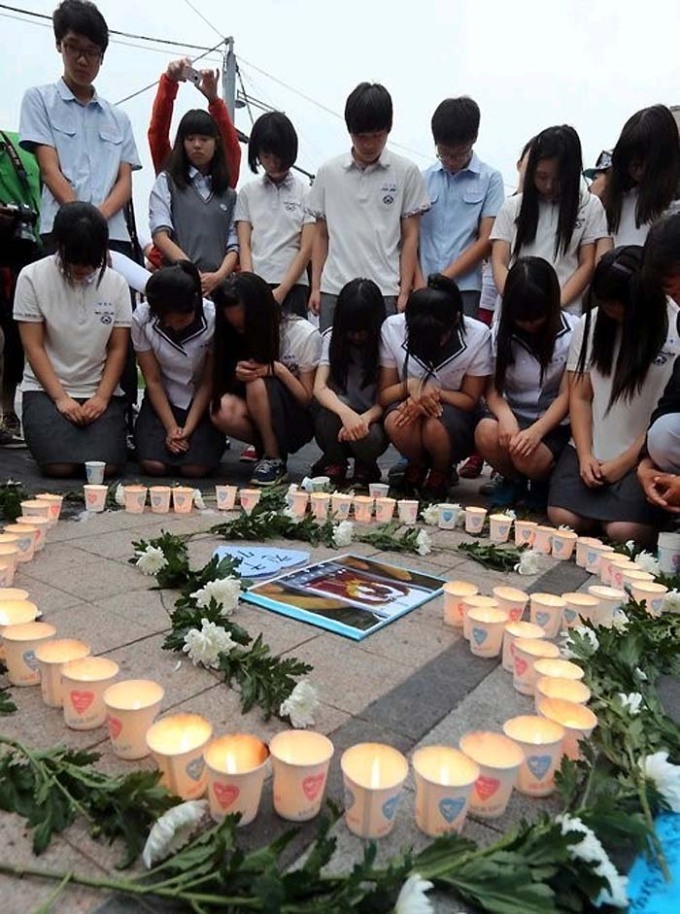 韩国网友留言悼念遇难中国女生