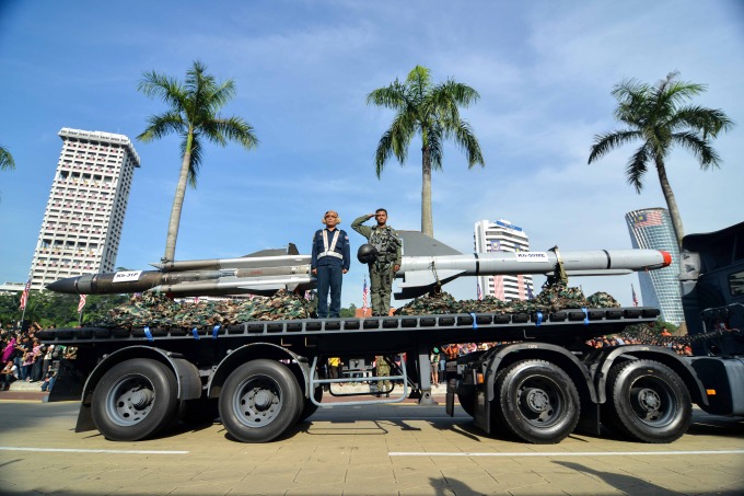 马来西亚武装部队庆祝建军80周年游行