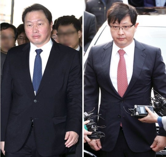 SK集团会长崔泰源因挪用公款获刑4年