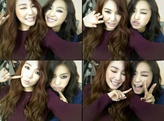 New BFF Girls’ Generation member Tiffany and SISTAR member Bora post proof selfies