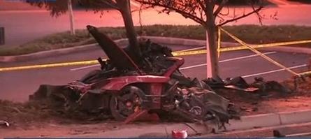 2 men tried to steal pieces from Paul Walker’s wrecked Porsche GT