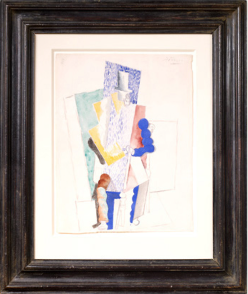 An American man wins a Picasso painting through online charity raffle 