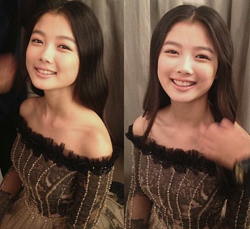 Actress Yoo-jung Kim shows she is turning into a beautiful woman