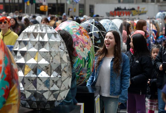 纽约举行彩蛋艺术庆祝展复活节