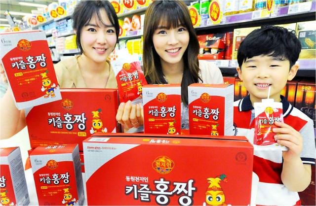 新款儿童红参饮品将亮相韩国Home plus超市