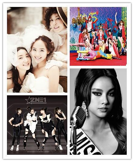 少女时代ㆍ2NE1被美国公报牌排行榜评为“K-POP女团TOP10”