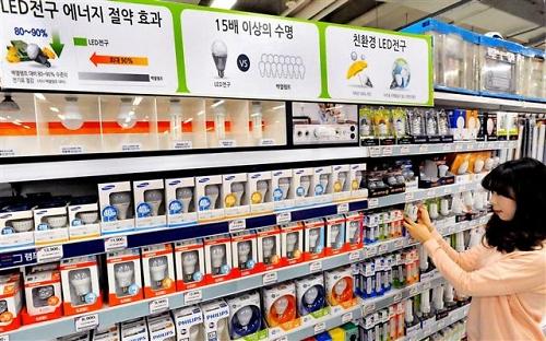 中国LED灯物美价廉走红韩国灯具市场