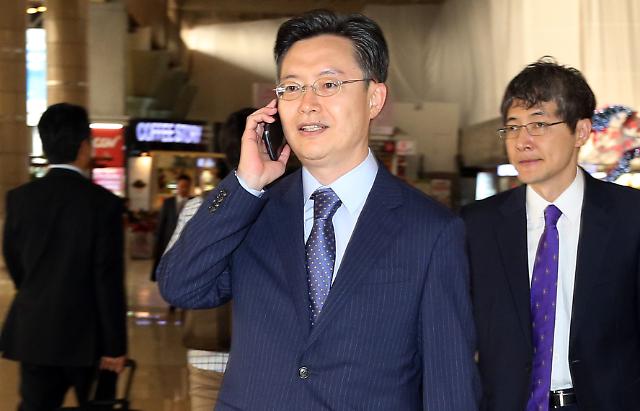 六方会谈韩方团长启程访华
