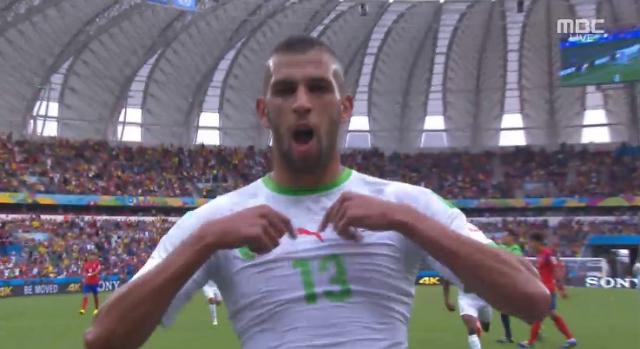 Algeria’s Islam Slimani chosen as ‘Player of the Match’