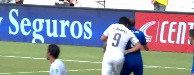 ​Uruguay’s Suarez bites again