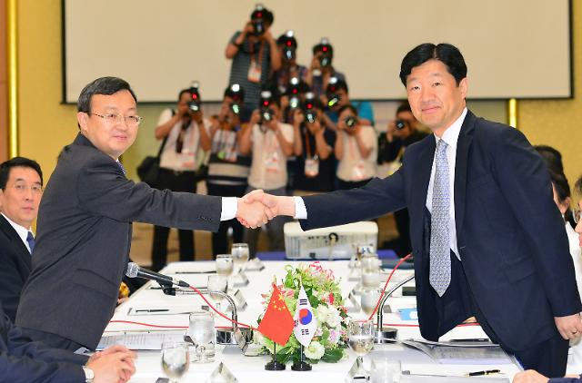 韩中自贸协定第12轮谈判正式启动