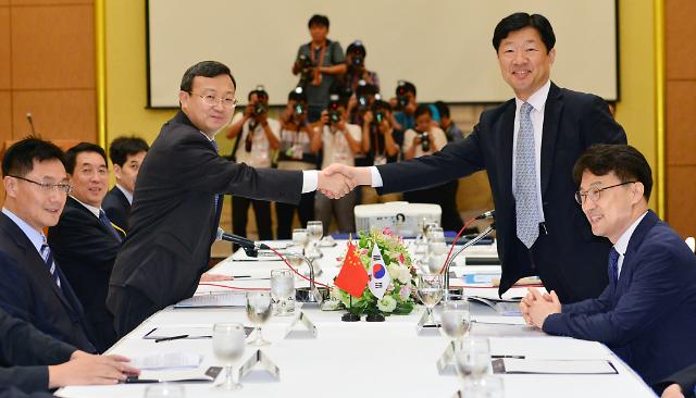 韩中FTA第十二轮谈判启动 习近平访韩效果引关注