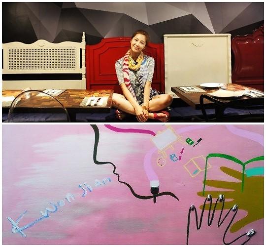 韩女星松雨变身“美术治疗师”展现艺术天赋
