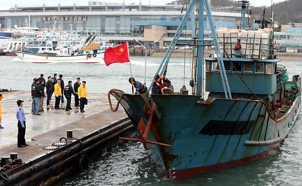 韩中两国将双剑合璧  打击不法作业渔船