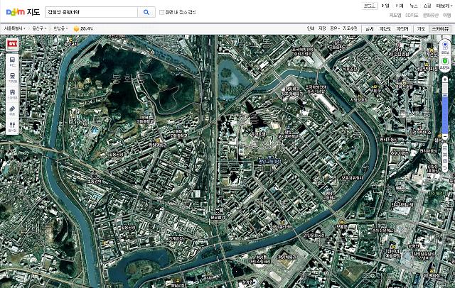 韩门户网站Daum提供朝鲜地图服务
