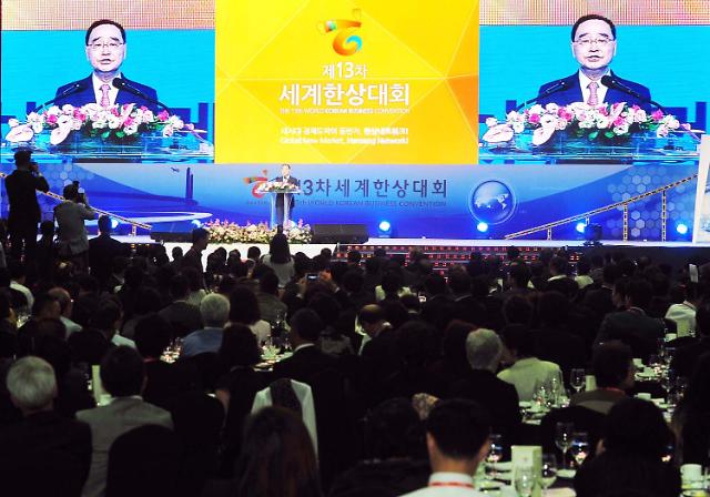 第13届全球韩商大会在釜山开幕