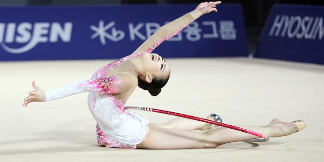 Son Yean Jae KOR Hoop - Rhythmic Gymnastics World Cup 2016 Espoo