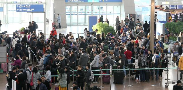 Incheon International Airport sees 9.7% rise in users in 2014  