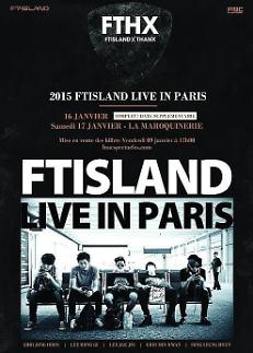 FTISLAND首度在法开唱 演唱会加场为回馈粉丝