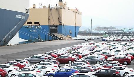 1月韩国整车厂商国内销量增加出口减少