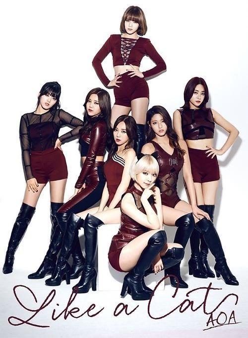 韩女团AOA在日发布第二张单曲 在当地掀起韩流风潮