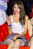Girl band 9muses member Hyuna at showcase for groups new album 