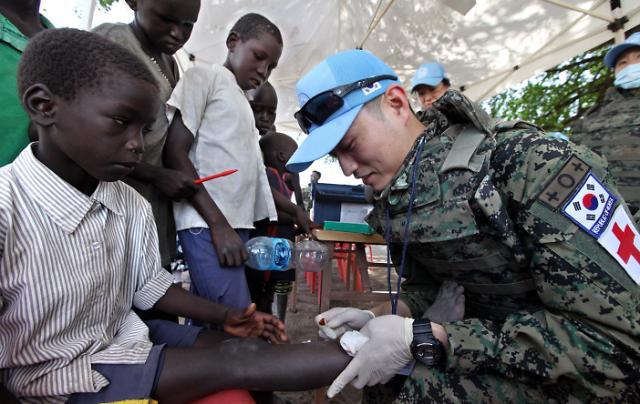 South Korean medics and engineers on UN peace-keeping mission in South Sudan 