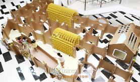 Maze playground installed in Yeouido, Seoul  